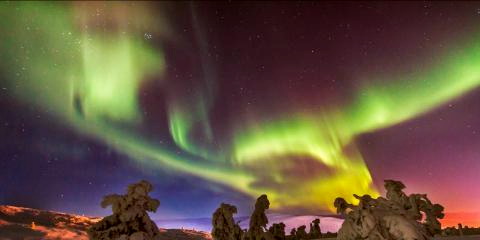 Titelbild für Nordlichter in Lappland - ein Wintertraum